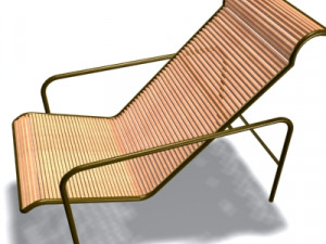 armchair 02 3D मॉडल