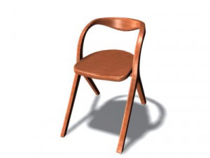 chair 3D मॉडल