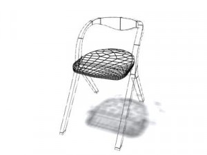chair 3D मॉडल