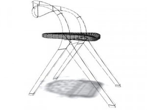 chair 3D मॉडल
