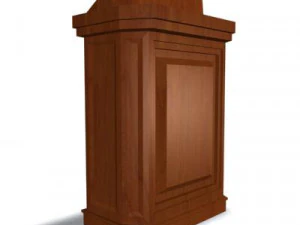 説教壇01 3Dモデル