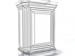 pulpit 01 Modello 3D
