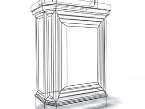 pulpit 01 3D Model