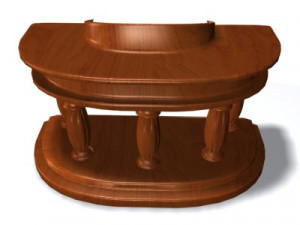 pulpit 02 Model 3D