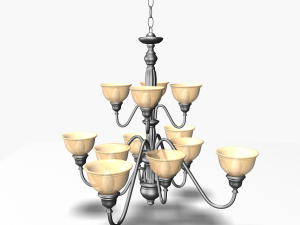 classic chandelier Model 3D