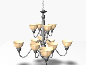 classic chandelier Model 3D