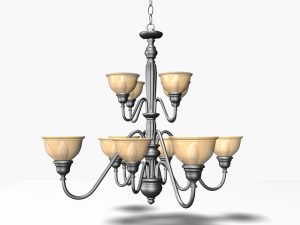 classic chandelier Model 3D
