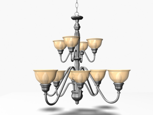 classic chandelier Model 3D