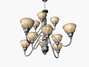 lampu gantung klasik Model 3D