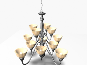classic chandelier Model 3D