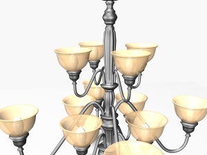 classic chandelier Model 3D