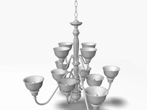 lampu gantung klasik Model 3D