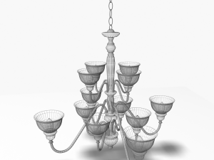 classic chandelier Model 3D