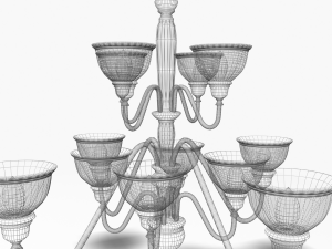 classic chandelier Model 3D