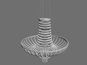 classic chandelier Modelo 3D