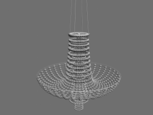 classic chandelier Modelo 3D
