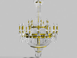 classic chandelier 3D 모델