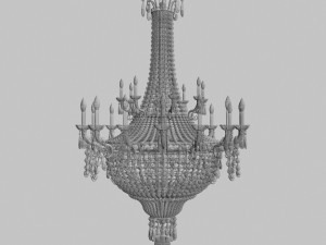 classic chandelier 3D 모델