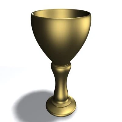 goblet 2 3D Model .c4d .max .obj .3ds .fbx .stl .blend 