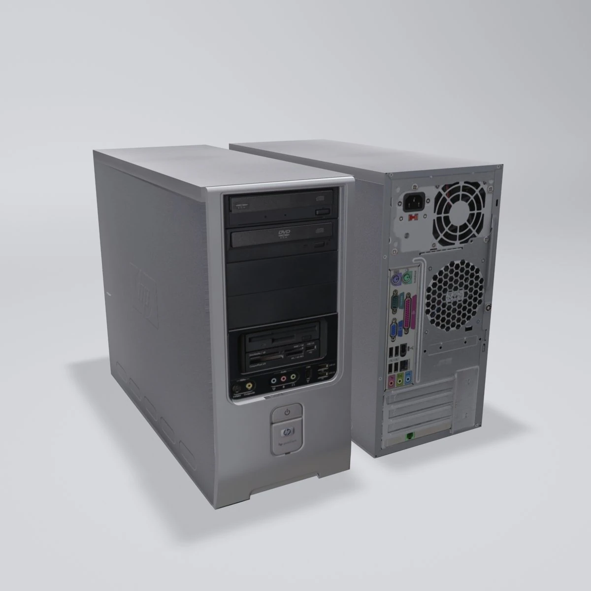 Computergeh&auml;use 3D Modell .c4d .max .obj .3ds .fbx .stl .blend 