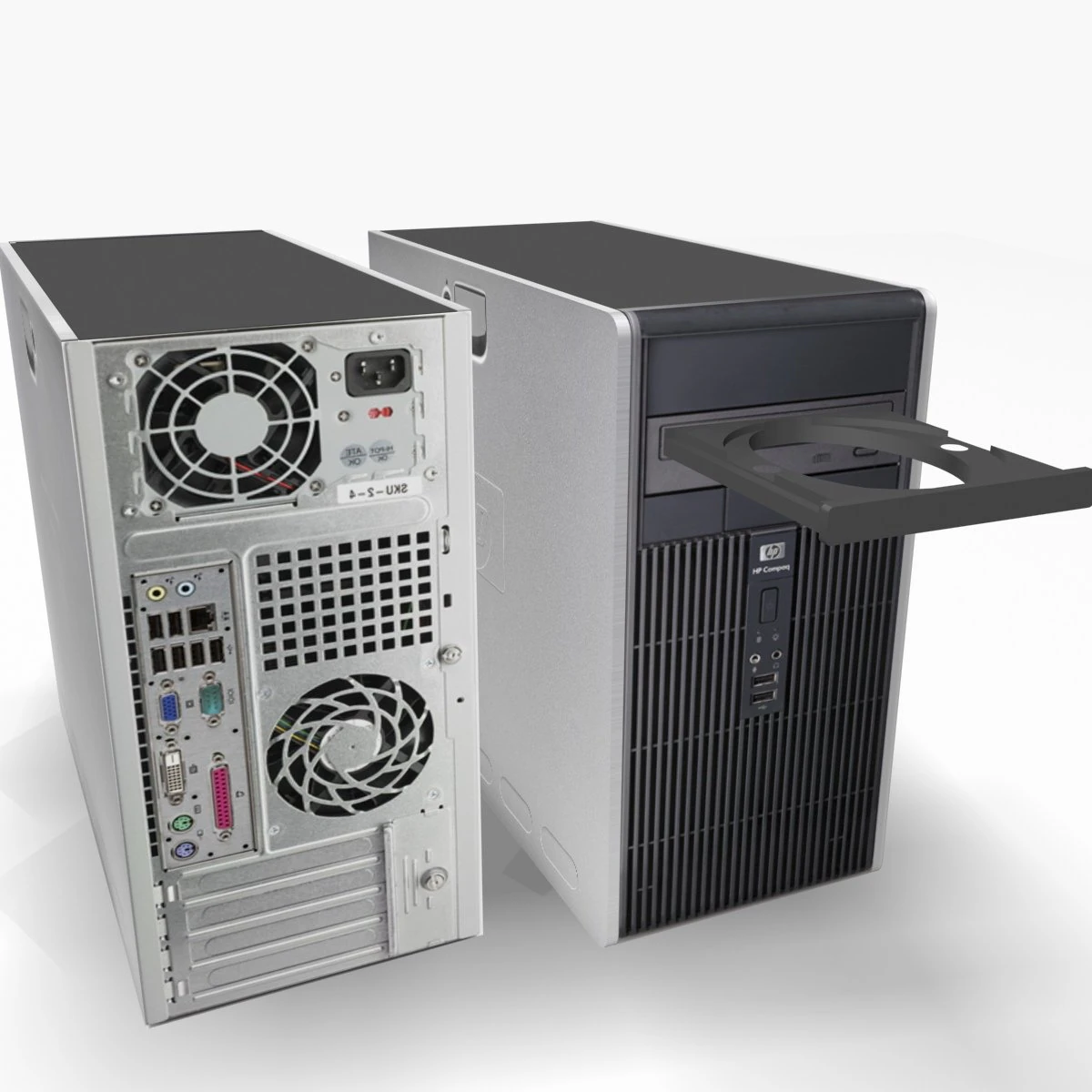 compaq dc5750 3D Model .c4d .max .obj .3ds .fbx .stl .blend 