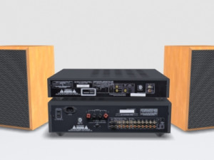 stereo system with speakers 3D Model