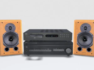 stereo system with speakers 3D Model