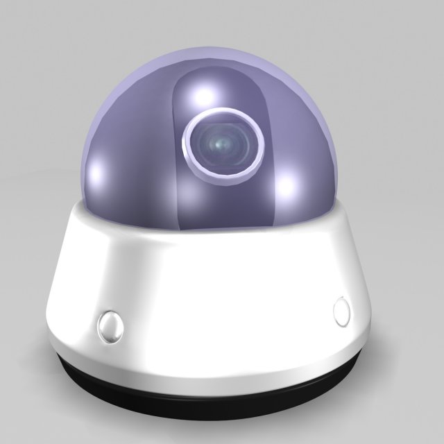 security camera 3D Model .c4d .max .obj .3ds .fbx .stl .blend 