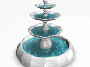 fountain a1 Model 3D