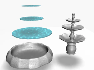 fountain a1 3D Model