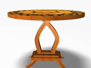 antique table 1 3D Модель
