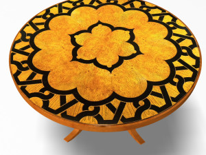 antique table 1 3D Модель