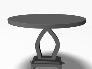antique table 1 3D Модель