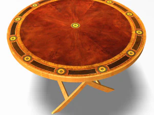 антикварный стол 2 3D Модель