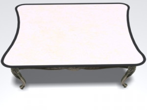 antique table Modèle 3D