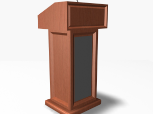 podium 3D Model