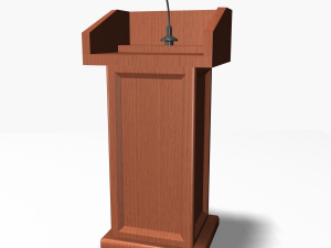 podium Modelo 3D