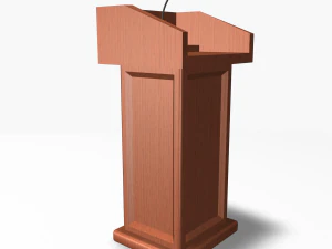 podium 3D Model