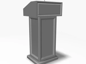podium 3D Model