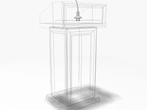 podium 3D Model