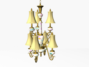 classic chandelier 3D Модель