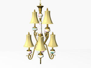 classic chandelier 3D Модель