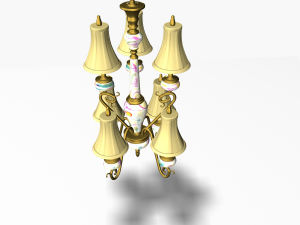 classic chandelier 3D Модель