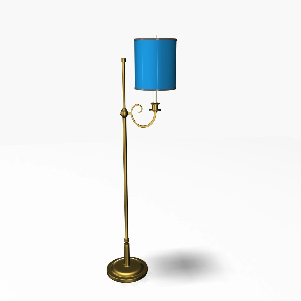 floor lamp s2 3D Model .c4d .max .obj .3ds .fbx .stl .blend 