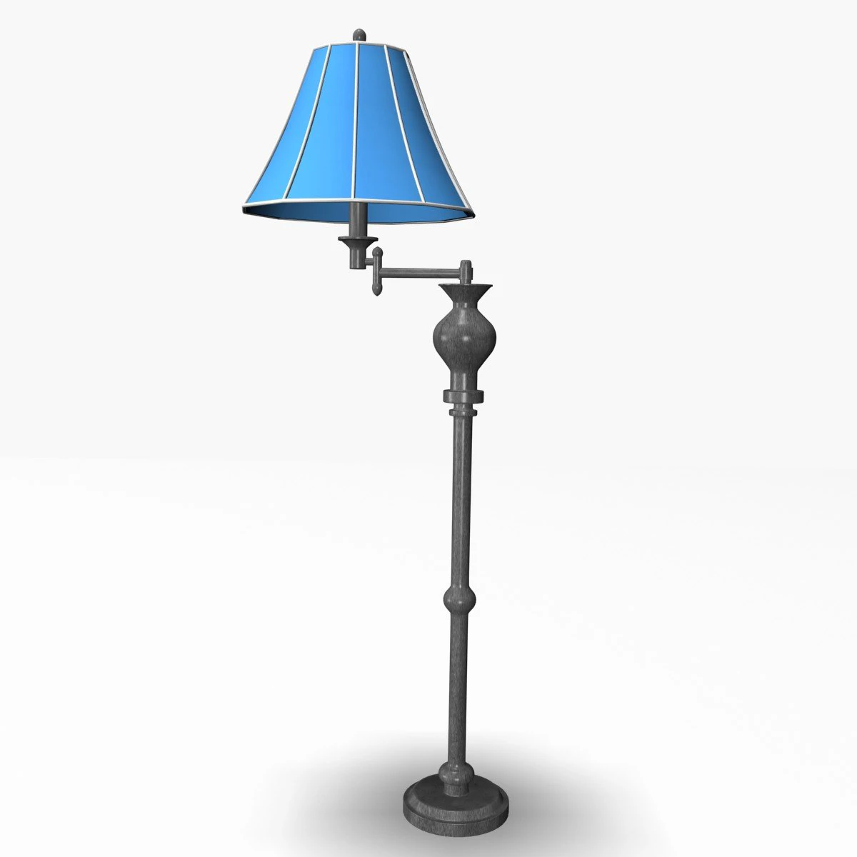 floor lamp s4 3D Model .c4d .max .obj .3ds .fbx .stl .blend 