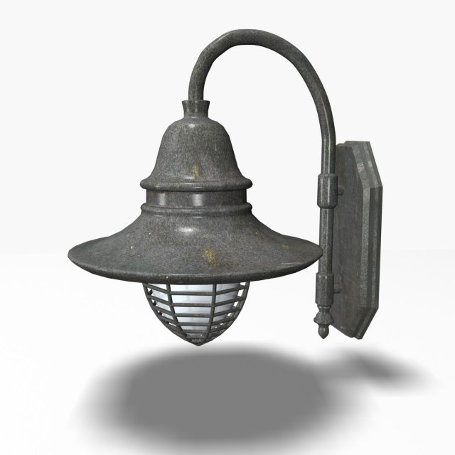 outdoor light n1 3D Model .c4d .max .obj .3ds .fbx .stl .blend 