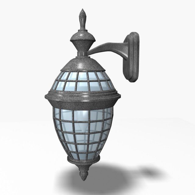 outdoor light n2 3D Model .c4d .max .obj .3ds .fbx .stl .blend 