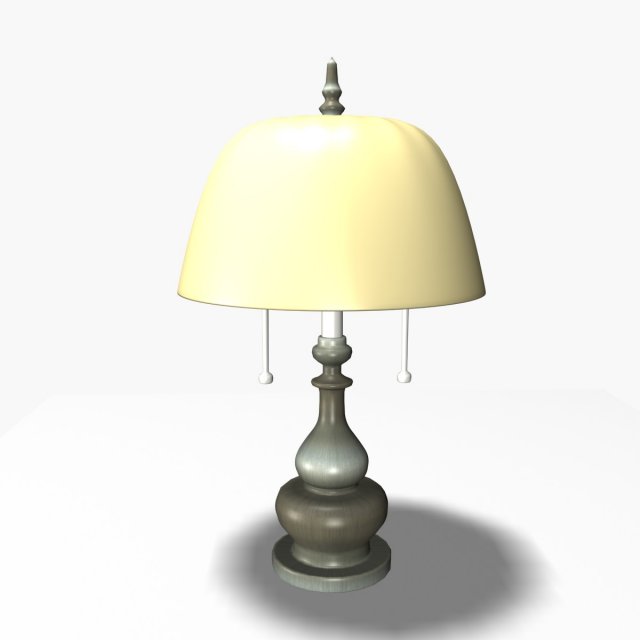 table lamp 3D Model .c4d .max .obj .3ds .fbx .stl .blend 