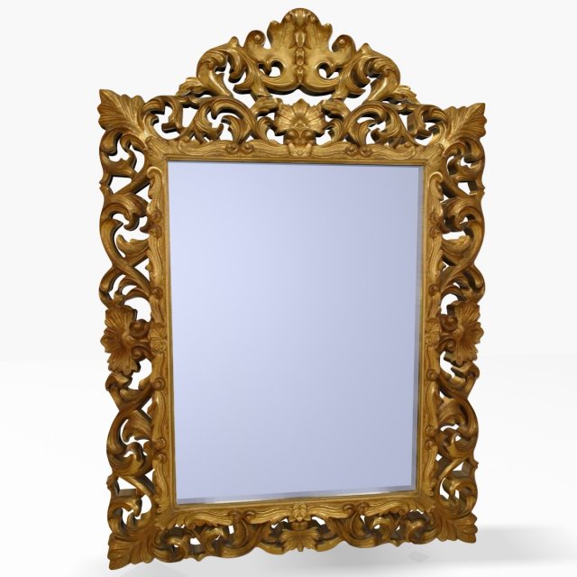 antique mirror z1 Modelo 3D .c4d .max .obj .3ds .fbx .stl .blend