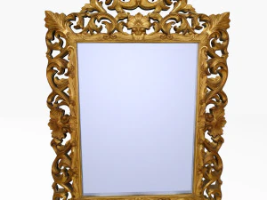 antique mirror z1 3D Model